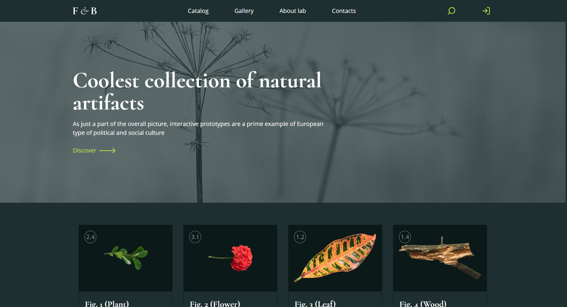 Natural artifacts